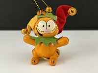 USA ヴィンテージ ガーフィールド 木製 ウッド オーナメント Garfield Dakin