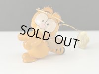 USA ヴィンテージ ガーフィールド 木製 ウッド オーナメント Garfield Dakin