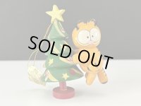 USA ヴィンテージ ガーフィールド 木製 ウッド オーナメント Garfield Dakin