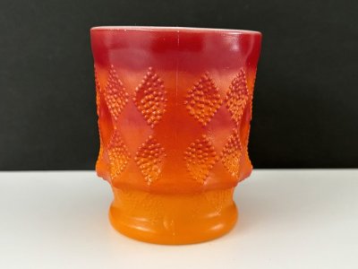 画像2: ファイヤーキング キンバリー 赤 オレンジ グラデーション マグカップ Fire-king USA ヴィンテージ