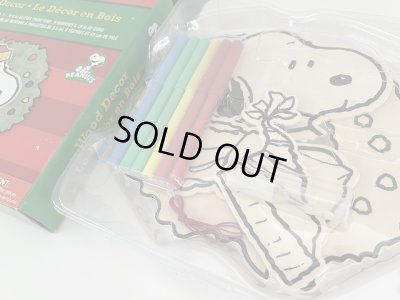 画像3: 自分で色を付ける 木製ウォールデコ SNOOPY スヌーピー PEANUTS オールド USA ヴィンテージ