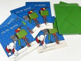 HALLMARK スヌーピー ウッドストック クリスマスカード 封筒セット PEANUTS USA