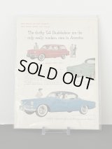 Studebakers ビンテージ LIFE誌 1954年 ビンテージ広告 切り取り アドバタイジング ポスター