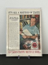 LUCKY STRIKE ビンテージ LIFE誌 1954年 ビンテージ広告 切り取り アドバタイジング ポスター