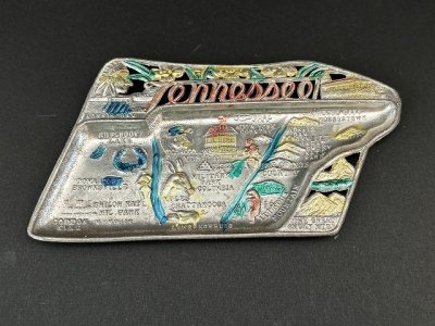 画像1: USA ヴィンテージ スーベニア アッシュトレイ テネシー州 Tennessee 灰皿 1950s 1960s vintage souvenir Antique ashtray