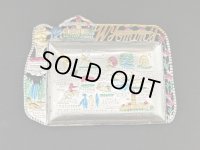 USA ヴィンテージ スーベニア アッシュトレイ ワイオミング州 Wyoming 灰皿 1950s 1960s vintage souvenir Antique ashtray