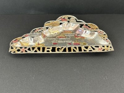 画像2: USA ヴィンテージ スーベニア アッシュトレイ バージニア州 Virginia 灰皿 1950s 1960s vintage souvenir Antique ashtray