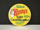 WENDY'S ビンテージ 缶バッジ 缶バッチ USA vintage ヴィンテージ