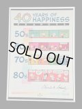 スヌーピー PEANUTS 40周年記念 Hallmark ヴィンテージ ポスター SNOOPY poster PEANUTS USA