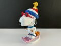 スヌーピー JOE COOL ジョークール スキー FLAMBRO フィギュア 置物 USA ヴィンテージ SNOOPY