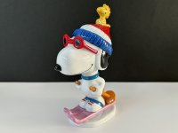 スヌーピー JOE COOL ジョークール スキー FLAMBRO フィギュア 置物 USA ヴィンテージ SNOOPY