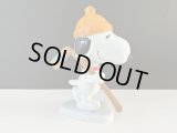 スヌーピー ホッケー FLAMBRO フィギュア 置物 USA ヴィンテージ SNOOPY