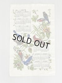 1973年 キッチン ティータオル カレンダー vintage USA ヨーロッパ ヴィンテージ