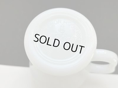 画像6: ファイヤーキング ソーダマグ 白 ミルクホワイト Fire-king ヴィンテージ USA