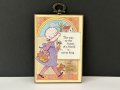 1970's 1980's ヴィンテージ 壁掛け飾り 女の子 ウォールデコ ディスプレイ vintage USA