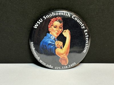 画像1: ロージー・ザ・リベッター Rosie The Riveter ビンテージ 缶バッジ 缶バッチ USA vintage ヴィンテージ