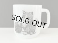 グラスベイク CAT キャット 猫 ネコ ねこ マグ ヴィンテージ Glasbake