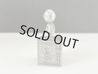 HALLMARK チャーリーブラウン 箱付き PEANUTS GALLERY 2000年 pewter フィギュア オールド USA ヴィンテージ スヌーピー