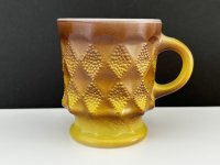 ファイヤーキング キンバリー 黄土 黄色 グラデーション マグカップ Fire-king USA ヴィンテージ