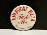 TOMBSTONE PIZZA ビンテージ 缶バッジ 缶バッチ USA vintage ヴィンテージ