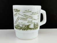 ファイヤーキング C.B'er アドマグ Fire-king USA ヴィンテージ CBer