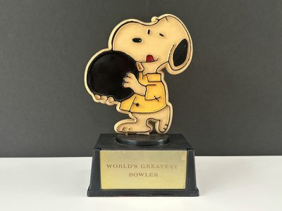 画像1: ヴィンテージ スヌーピー トロフィー 1970s 1980's AVIVA vintage USA SNOOPY