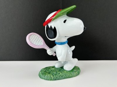 画像1: スヌーピー テニス FLAMBRO フィギュア 置物 USA ヴィンテージ SNOOPY