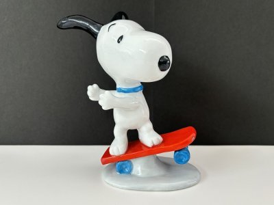 画像1: スヌーピー スケボー FLAMBRO フィギュア 置物 USA ヴィンテージ SNOOPY