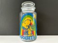 Lサイズ ヴィンテージ スヌーピー GOODIES ガラス キャニスター アンカーホッキング vintage SNOOPY