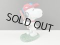 スヌーピー 野球 ベースボール FLAMBRO フィギュア 置物 USA ヴィンテージ SNOOPY