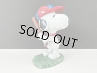 スヌーピー 野球 ベースボール FLAMBRO フィギュア 置物 USA ヴィンテージ SNOOPY