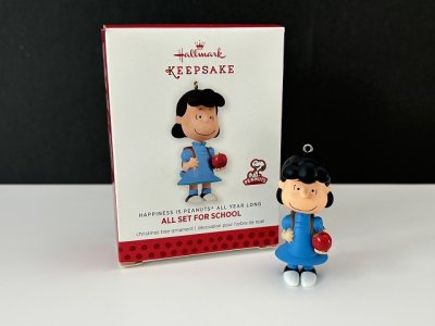 画像2: ルーシー HALLMARK オーナメント 箱入り スヌーピー PEANUTS フィギュア SNOOPY オールド ビンテージ