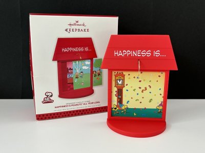 画像1: HALLMARK オーナメント ディスプレイスタンド 箱入り スヌーピー PEANUTS SNOOPY オールド ビンテージ