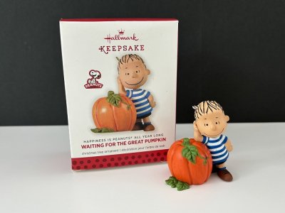 画像2: ライナス HALLMARK オーナメント 箱入り スヌーピー PEANUTS フィギュア ハロウィーン SNOOPY オールド ビンテージ