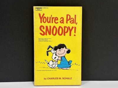 画像1: 1970's ヴィンテージ PEANUTS BOOK コミック 本 1970年代 洋書 vintage スヌーピー 