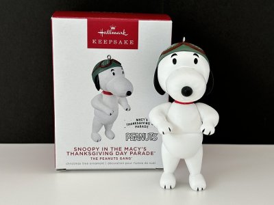 画像1: Macy's サンクスギビング パレード スヌーピー フライングエース HALLMARK オーナメント 箱入り KEEPSAKE PEANUTS SNOOPY ヴィンテージ