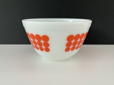 画像2: オールドパイレックス ニュードット ミキシングボウル Sサイズ OLD PYREX USA ヴィンテージ