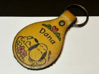 スヌーピー ヴィンテージ レザー キーホルダー USA AVIVA製 1970's 1980's vintage SNOOPY PEANUTS
