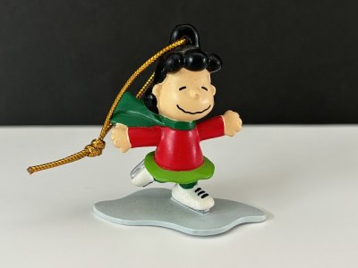 画像1: USA SNOOPY ルーシー PVC フィギュア オールド PEANUTS ヴィンテージ スヌーピー