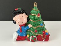 USA SNOOPY ルーシー フィギュア オーナメント オールド PEANUTS ヴィンテージ スヌーピー