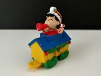 USA SNOOPY ルーシー PVC フィギュア Whitman's オールド PEANUTS ヴィンテージ スヌーピー