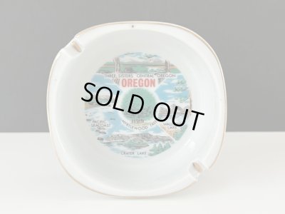 画像1: USA ヴィンテージ スーベニア アッシュトレイ オレゴン州 灰皿 OREGON vintage souvenir ashtray