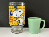 1970年代 ヴィンテージ アンカーホッキング スヌーピー ビッグサイズグラス 31oz ビンテージ SNOOPY 