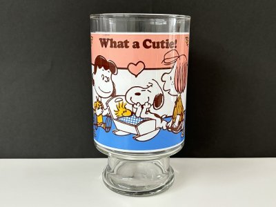 画像4: 1970年代 ヴィンテージ アンカーホッキング スヌーピー ウッドストック ペパーミントパティ ルーシー ビッグサイズグラス 31oz ビンテージ SNOOPY 