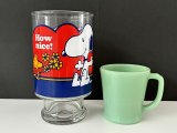 1970年代 ヴィンテージ アンカーホッキング スヌーピー ウッドストック ビッグサイズグラス 31oz ビンテージ SNOOPY 