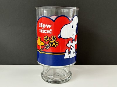 画像2: 1970年代 ヴィンテージ アンカーホッキング スヌーピー ウッドストック ビッグサイズグラス 31oz ビンテージ SNOOPY 