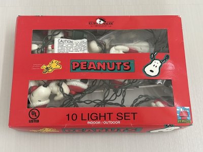 画像2: レア!! ビンテージ スヌーピー クリスマスライト ランプ KURT S.ADLER 箱付き vintage SNOOPY PEANUTS