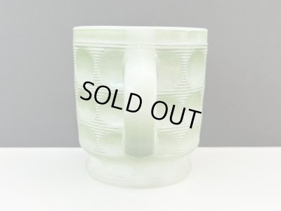 画像4: レアマグ ファイヤーキング キャメロット 緑 グリーン グラデーション マグ Fire-king ヴィンテージ USA