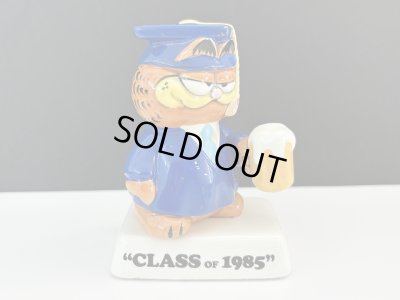 画像1: レア 1985年 USA ヴィンテージ ENESCO ガーフィールド 置物 Garfield 1980s