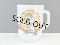 ファイヤーキング スヌーピー スケートボード スケボー マグカップ USA ヴィンテージ PEANUTS Fire-king SNOOPY